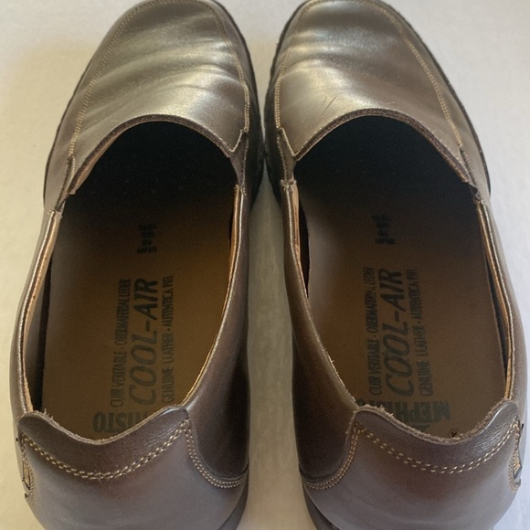 MEPHISTO Cool Air Men’s Brown Soft Smooth Leather Shoes Size 10.5 US main image 6